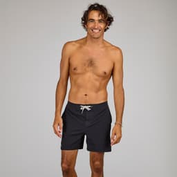 Thumbnail Quần short lướt sóng 500 41 cm cho nam DECATHLON olaian đen 1