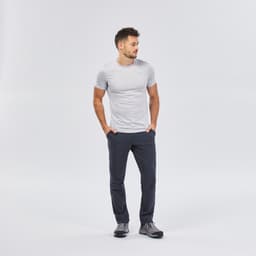 Thumbnail Quần dài dã ngoại mh100 cho nam DECATHLON quechua xám 2