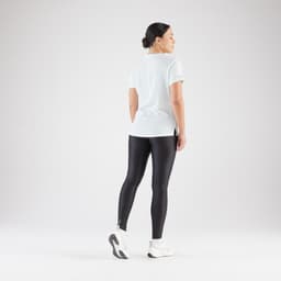 Thumbnail Quần bó dài chạy bộ nữ run dry màu đen DECATHLON kalenji 8552231 3