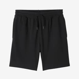 Thumbnail Quần short tập fitness nam bằng cotton màu đen DECATHLON DOMYOS nyamba 8645058 1