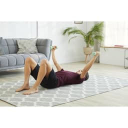Thumbnail Bộ 2 tạ cầm tay 1 kg màu xanh lá nam nữ DECATHLON DOMYOS nyamba 8336571 2