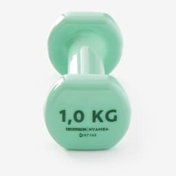 Thumbnail Bộ 2 tạ cầm tay 1 kg màu xanh lá nam nữ DECATHLON DOMYOS nyamba 8336571 1