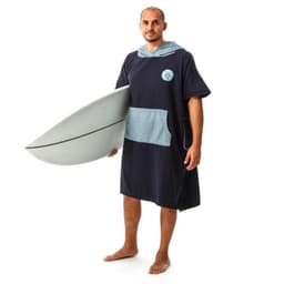 Thumbnail Áo poncho lướt sóng 500 print cho người lớn họa tiết cá olaian mã 8613157 1