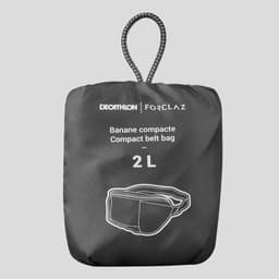Thumbnail Túi đeo hông du lịch 2l gọn nhẹ travel 100 đen DECATHLON forclaz mã 8560408 3