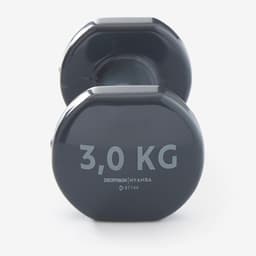Thumbnail Bộ 2 tạ cầm tay 3kg xám DECATHLON DOMYOS mã 8336581 1