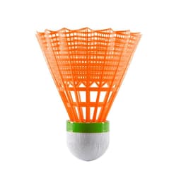 Thumbnail Hộp 3 quả cầu lông nhựa tốc độ trung bình psc 100 trắng xanh lá cam DECATHLON perfly mã 8590063 4