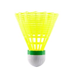 Thumbnail Hộp 3 quả cầu lông nhựa tốc độ trung bình psc 100 trắng xanh lá cam DECATHLON perfly mã 8590063 2