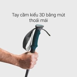 Thumbnail Gậy leo núi dã ngoại chống sốc forclaz 500 xám xanh dương DECATHLON forclaz mã 8379457 2
