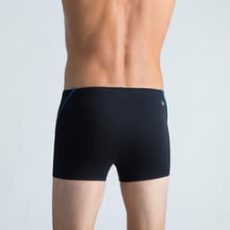 Thumbnail Quần bơi boxer 100 plus cho nam đen xanh dương DECATHLON NABAIJI mã 8647088 2