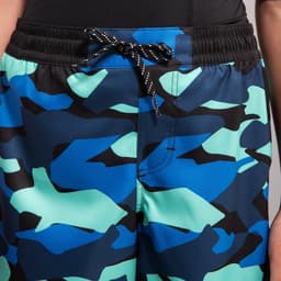 Thumbnail Quần short lướt sóng 500 cho bé trai xanh dương rằn ri DECATHLON olaian mã 8670255 3