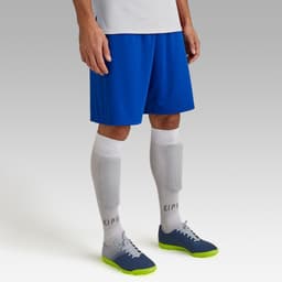 Thumbnail Quần short đá bóng f100 cho người lớn xanh dương DECATHLON kipsta mã 8525867 3