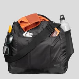 Thumbnail Túi đeo chéo du lịch gấp gọn 15l travel 100 đen DECATHLON forclaz mã 8560413 1