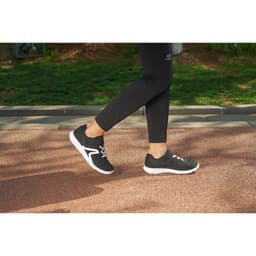 Thumbnail Giày đi bộ thể dục pw 100 cho trẻ em đen trắng DECATHLON mã 8403427 2