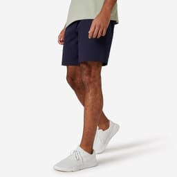 Thumbnail Quần short tập fitness cotton 500 cho nam xám DECATHLON DOMYOS mã 8645059 3