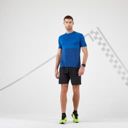 Thumbnail Quần short chạy marathon có túi đựng kiprun cho nam đen DECATHLON kiprun mã 8650644 1