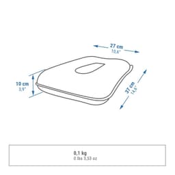 Thumbnail Gối bơm hơi cắm trại tiện dụng air basic xanh DECATHLON quechua mã 8677189 2
