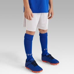 Thumbnail Quần short đá bóng f100 cho trẻ trắng DECATHLON kipsta mã 8558493 4