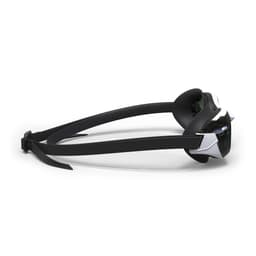 Thumbnail Kính bơi cận tròng kính sẫm màu 500 bfit đen/trắng DECATHLON NABAIJI mã 8733984 2