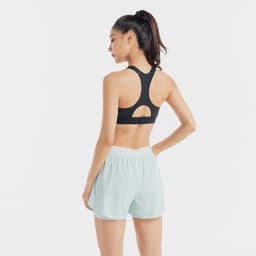 Thumbnail Áo bra fitness nâng đỡ tốt 900 cho nữ đen trơn DECATHLON DOMYOS mã 8589403 3