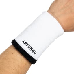 Thumbnail Băng đeo cổ tay dài đen trắng DECATHLON artengo mã 8371303 1