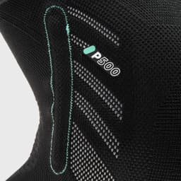 Thumbnail Băng bảo vệ đầu gối prevent 500 cho người lớn đen DECATHLON TARMAK mã 8796222 4