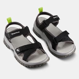 Thumbnail Sandal hiking mh120 đen quechua mã 8642386 3