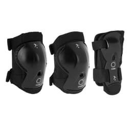 Thumbnail Bộ 3 dụng cụ bảo hộ chơi patin, ván trượt, xe trượt play cho trẻ em đen DECATHLON oxelo mã 8319291 1