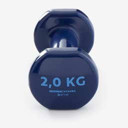 Thumbnail Bộ 2 tạ cầm tay 2 kg xanh dương đậm DECATHLON DOMYOS mã 8336573 1