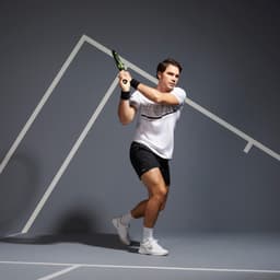 Thumbnail Áo thun tennis, pickleball  tts100 cho nam trắng DECATHLON artengo mã 8556896 1