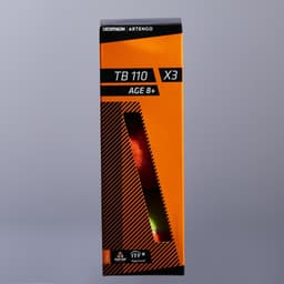 Thumbnail Hộp 3 quả bóng tennis tb110 cam DECATHLON artengo mã 8588569 1