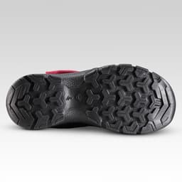 Thumbnail Giày leo núi dã ngoại cổ thấp có quai dán mh100 cho trẻ em xanh hồng DECATHLON quechua mã 8576133 2