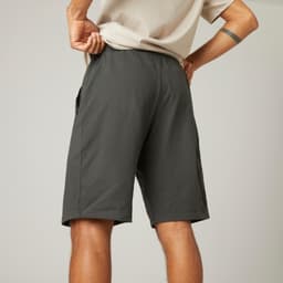 Thumbnail Quần short tập fitness cotton có túi 520 cho nam xanh rêu DECATHLON DOMYOS mã 8640472 1
