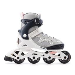 Thumbnail Giày patin 1 hàng fit3 cho trẻ em xám DECATHLON oxelo mã 8580560 1