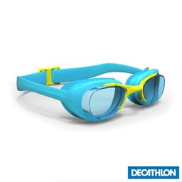 Thumbnail Kính bơi xbase 100 cỡ s xanh dương vàng DECATHLON NABAIJI mã 8589234 1
