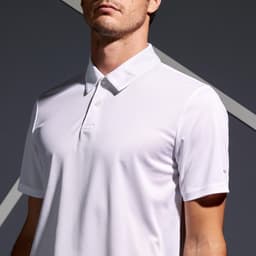 Thumbnail Áo polo chơi tennis, cầu lông, bóng bàn, pickleball dry 100 cho nam trắng DECATHLON artengo mã 8336028 1