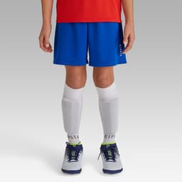 Thumbnail Quần short f100 cho trẻ xanh dương DECATHLON kipsta mã 8558494 2