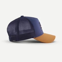 Thumbnail Mũ lưỡi trai travel 500 trucker xanh dương đậm DECATHLON forclaz mã 8788360 2