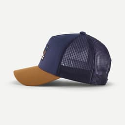 Thumbnail Mũ lưỡi trai travel 500 trucker xanh dương đậm DECATHLON forclaz mã 8788360 4