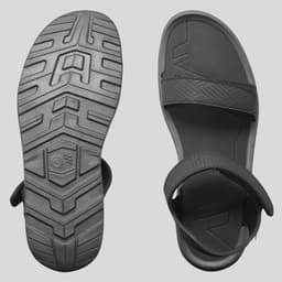 Thumbnail Sandal hiking nh50 cho người lớn đen DECATHLON quechua mã 960738 4
