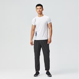 Thumbnail Quần tập gym 120 cho nam Đen DECATHLON DOMYOS mã 8569366 2