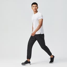 Thumbnail Quần tập gym 120 cho nam Đen DECATHLON DOMYOS mã 8569366 3