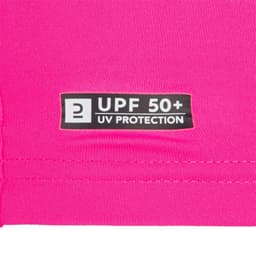 Thumbnail Áo thun dài tay lướt sóng chống tia uv cho trẻ em hồng DECATHLON mã 8611615 3