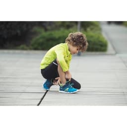 Thumbnail Giày đi bộ thể dục pw 540 cho trẻ em xanh dương xanh lá DECATHLON newfeel mã 8392759 4