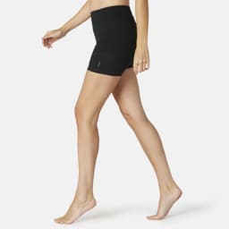 Thumbnail Quần short ôm sát tập gym fit+ 500 cho nữ đen DECATHLON DOMYOS mã 8511787 4