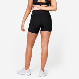 Thumbnail Quần đùi legging tập fitness fst 100 cho nữ đen DECATHLON DOMYOS mã 8644160 2