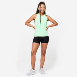Thumbnail Quần đùi legging tập fitness fst 100 cho nữ đen DECATHLON DOMYOS mã 8644160 4