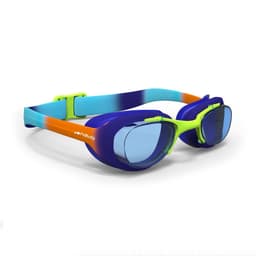 Thumbnail Kính bơi xbase 100 print cỡ s cam xanh dương DECATHLON NABAIJI mã 8501800 1