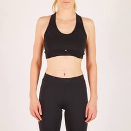 Thumbnail Áo bra thể thao tập cardio fitness 100 cho nữ đen DECATHLON DOMYOS mã 8503299 1