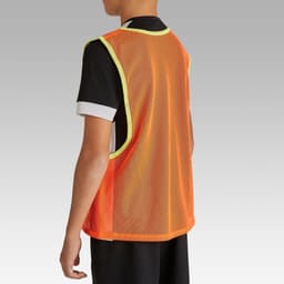 Thumbnail Áo bib thể thao tập luyện cho trẻ em  DECATHLON kipsta 2 màu vàng, cam và xanh 1