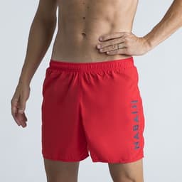 Thumbnail Quần short bơi 100 cho nam đỏ xanh dương DECATHLON NABAIJI mã 8669720 1